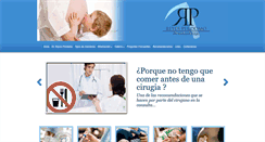 Desktop Screenshot of anestesiologiaelsalvador.com