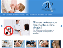 Tablet Screenshot of anestesiologiaelsalvador.com